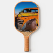 Altes und verlassenes Auto in Solitaire, Namibia Pickleball Schläger (Vorderseite)