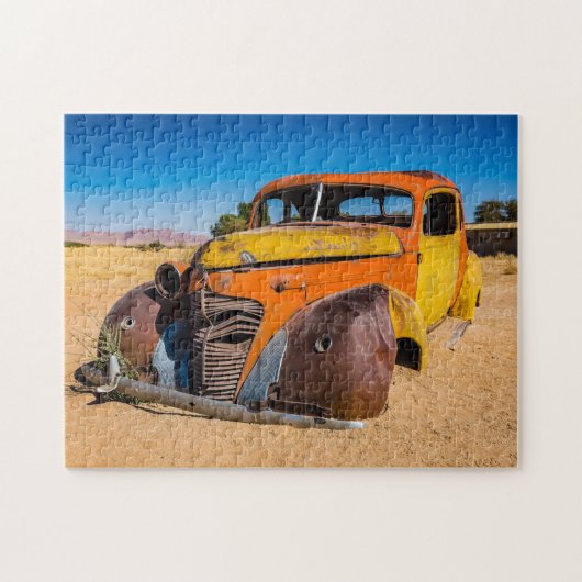 Altes und verlassenes Auto in Solitaire, Namibia Puzzle (Horizontal)