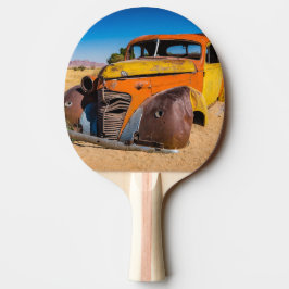 Altes und verlassenes Auto in Solitaire, Namibia Tischtennis Schläger