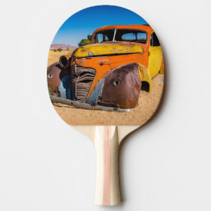 Altes und verlassenes Auto in Solitaire, Namibia Tischtennis Schläger