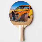 Altes und verlassenes Auto in Solitaire, Namibia Tischtennis Schläger (Vorderseite)