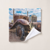 Altes und verlassenes Auto Nr. 3 in Solitaire, Nam Badhandtuch Set (Waschlappen)