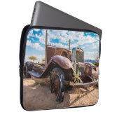 Altes und verlassenes Auto Nr. 3 in Solitaire, Nam Laptopschutzhülle (Vorne Rechts)