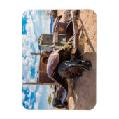 Altes und verlassenes Auto Nr. 3 in Solitaire, Nam Magnet (Vertikal)