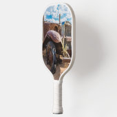 Altes und verlassenes Auto Nr. 3 in Solitaire, Nam Pickleball Schläger (Links)