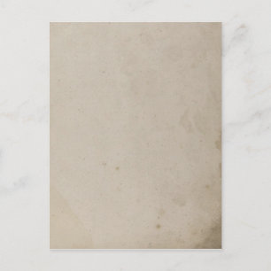 Altes vergilbtes beschmutztes Kraftpapier Postkarte
