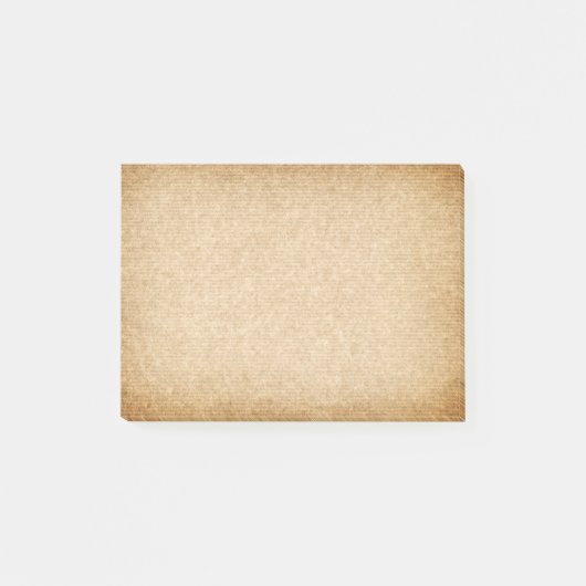 Altes verpackenpapier mit Streifen für Hintergrund Post-it Klebezettel (Vorderseite)