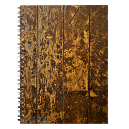 Altes verschlissenes Holzpaneel Notizblock