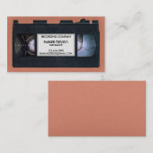 Altes VHS-Band Visitenkarte (Vorne/Hinten)