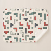 Altes Videospiel, nahtloses Muster, Hintergrund Sherpadecke (Vorderseite (Horizontal))