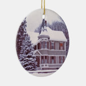 Altes viktorianisches Haus mit kundengerechter Keramikornament (Rechts)