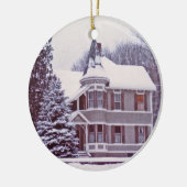 Altes viktorianisches Haus mit kundengerechter Keramikornament (Links)