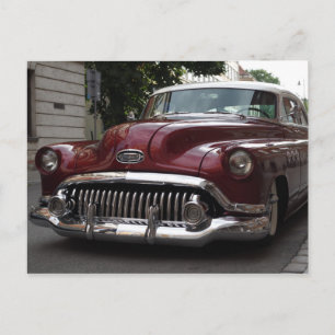 Altes Vintage-Auto - Postkarte