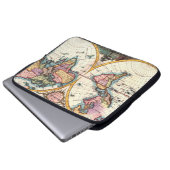 Altes Vintages antikes Laptopschutzhülle (Vorne Knopf)