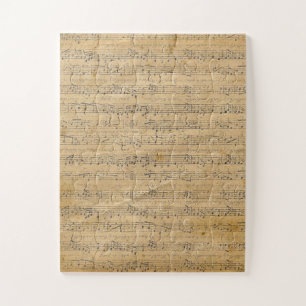 Altes Vintages Antiquitätenblatt-11 Puzzle