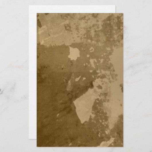 Altes Vintages beunruhigtes Briefpapier (Vorne/Hinten)