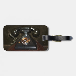 Altes Vintages Einwahltelefon Gepäckanhänger
