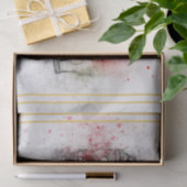 Altes Vintages Feuerwehrauto Seidenpapier (Geschenk)