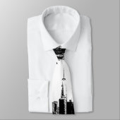Altes Vintages Foto NYC Skyline Schwarzweiss Krawatte (Gebunden)
