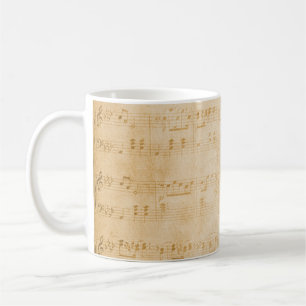 Altes Vintages Pergament im Hintergrund Kaffeetasse