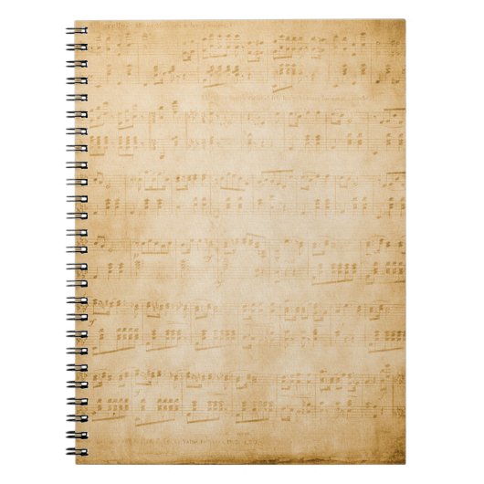 Altes Vintages Pergament im Hintergrund Notizblock (Vorderseite)