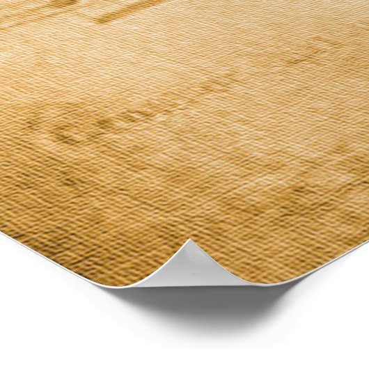 Altes Vintages Pergament im Hintergrund Poster (Ecke)