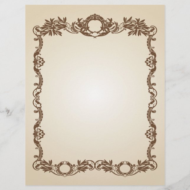 Altes Vintages Pergament-Papier (Vorderseite)