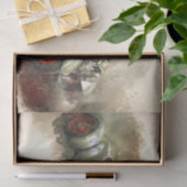 Altes Vintages Rennauto Seidenpapier (Geschenk)