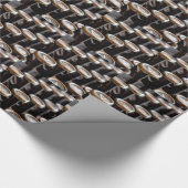 Altes Vintages Schreibmaschinenlesepapier Geschenkpapier (Ecke)