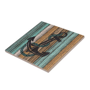 Altes Vintages verwittertes hölzernes Fliese