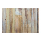 Altes Vintages Wettermuster aus Holz Kissenbezug (Rückseite)