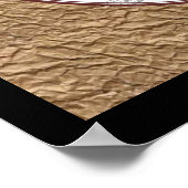 Altes Violin-Poster Poster (Ecke)