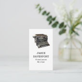 Altes Visitenkarte (Stehend Vorderseite)