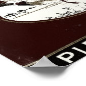 Altes Wald und Stream Pipe Tabak Poster (Ecke)