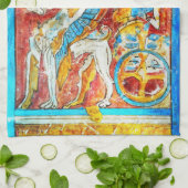 altes Wand-PA griechischer Mythologie Geschirrtuch (Gefaltet)