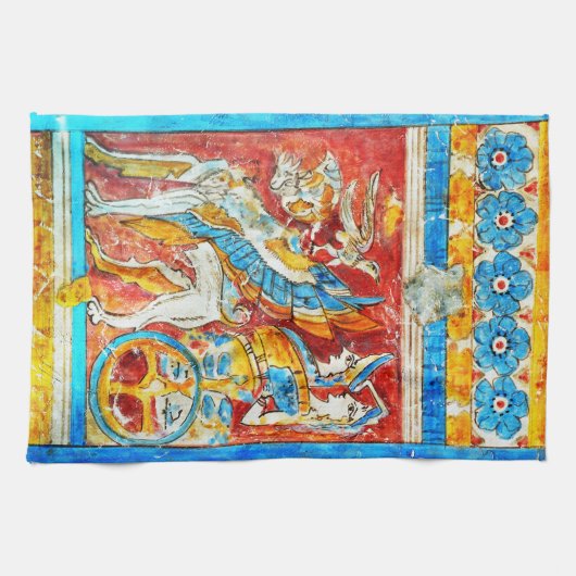 altes Wand-PA griechischer Mythologie Geschirrtuch (Horizontal)