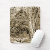 Altes Wasserrad Mousepad (Mit Mouse)
