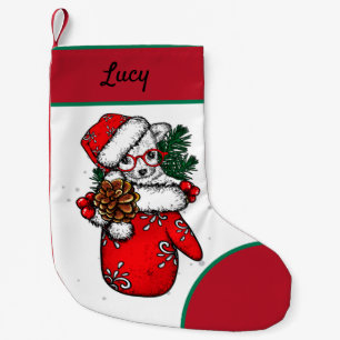 Altes Weihnachten Kleiner Weihnachtsstrumpf