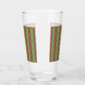 Altes Weihnachtsbaum-Muster Immergrün Glas (Links)