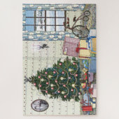 Altes Weihnachtsbaum Puzzle (Vertikal)
