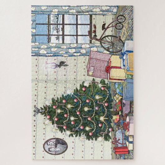 Altes Weihnachtsbaum Puzzle (Vertikal)