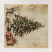 Altes Weihnachtsbaum-Puzzle Puzzle (Horizontal)