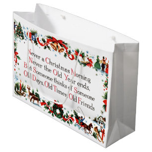 Altes Weihnachtsgedicht Große Geschenktüte