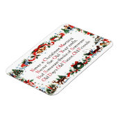 Altes Weihnachtsgedicht Magnet (Linke Seite)
