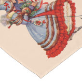 Altes Weihnachtsgeschäft Großer Tischläufer (Ecke)