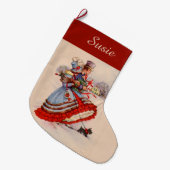 Altes Weihnachtsgeschäft Großer Weihnachtsstrumpf (Vorderansicht (hängend))