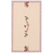 Altes Weihnachtsgeschäft Tischdecke (Vorderseite)