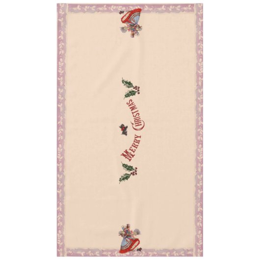 Altes Weihnachtsgeschäft Tischdecke (Vorderseite)