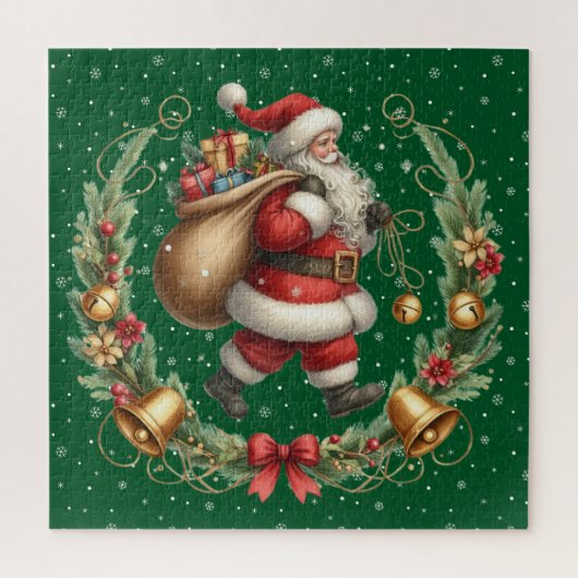 Altes Weihnachtsmann-Puzzle Puzzle (Vertikal)