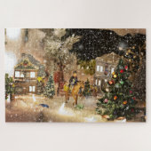 Altes Weihnachtspuzzle Puzzle (Horizontal)